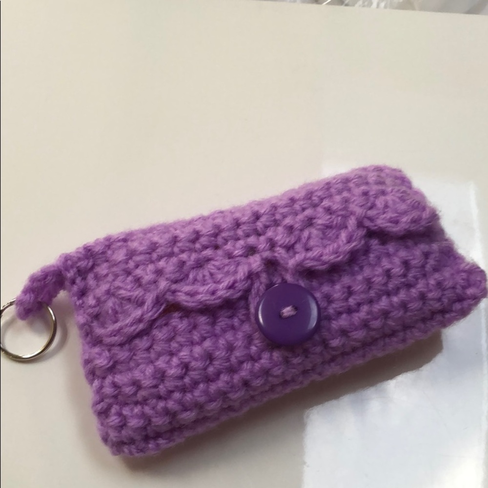 Lavender pocket tissue holder travel tissue 🤧
